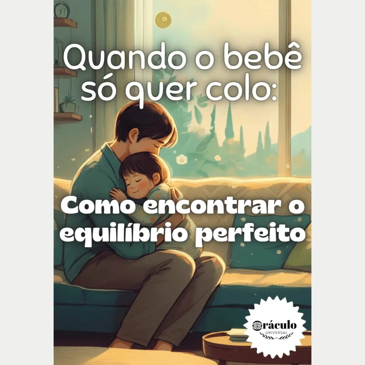 Audiolivro "Quando o Bebê Só Quer Colo: Como Encontrar o Equilíbrio Perfeito" – estratégias para acolher seu bebê com segurança e conforto, sem perder sua qualidade de vida.