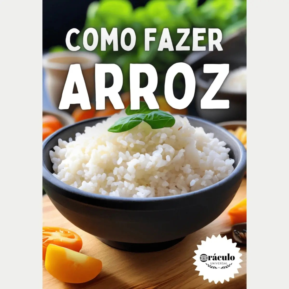 Audiolivro "Como Fazer Arroz" – dicas essenciais para preparar arroz de forma fácil, com técnicas para diversas variações e acompanhamentos.