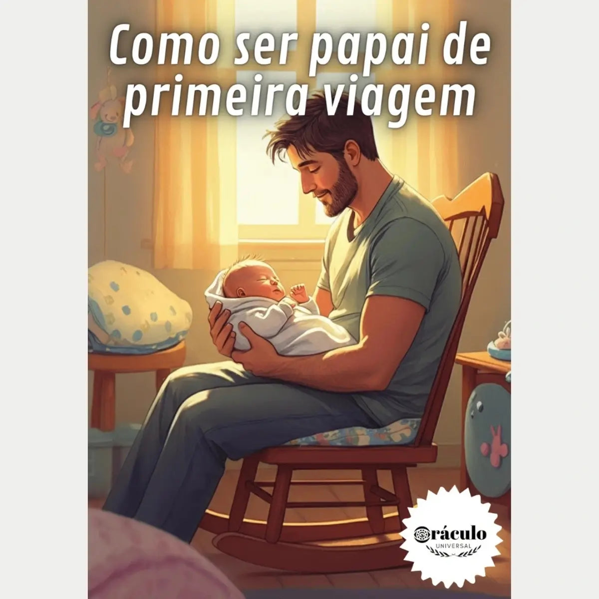 Audiolivro "Como ser Papai de Primeira Viagem" – orientações para novos pais enfrentarem os desafios iniciais da paternidade com confiança e segurança.