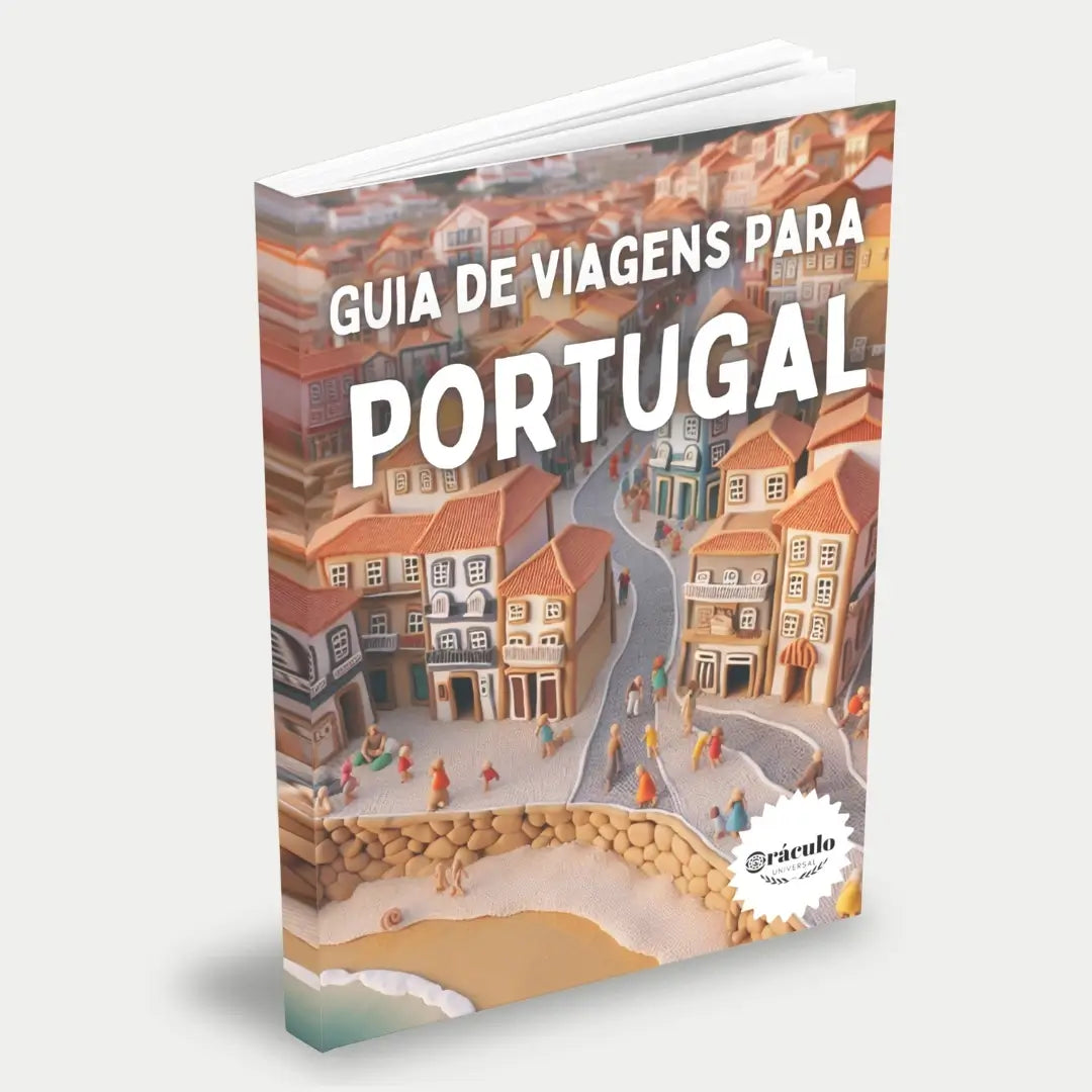 Capa do audiolivro "Guia de Viagens Para Portugal" – dicas essenciais para explorar Portugal, com roteiros, atrações e sugestões gastronômicas.
