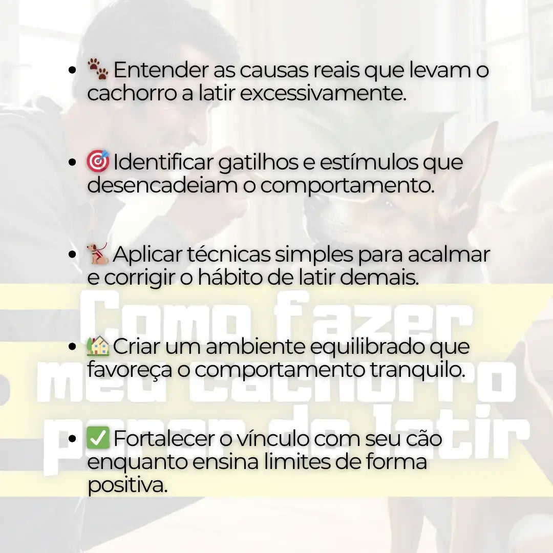 Adestramento de Cães: Como Fazer meu Cachorro Parar de Latir