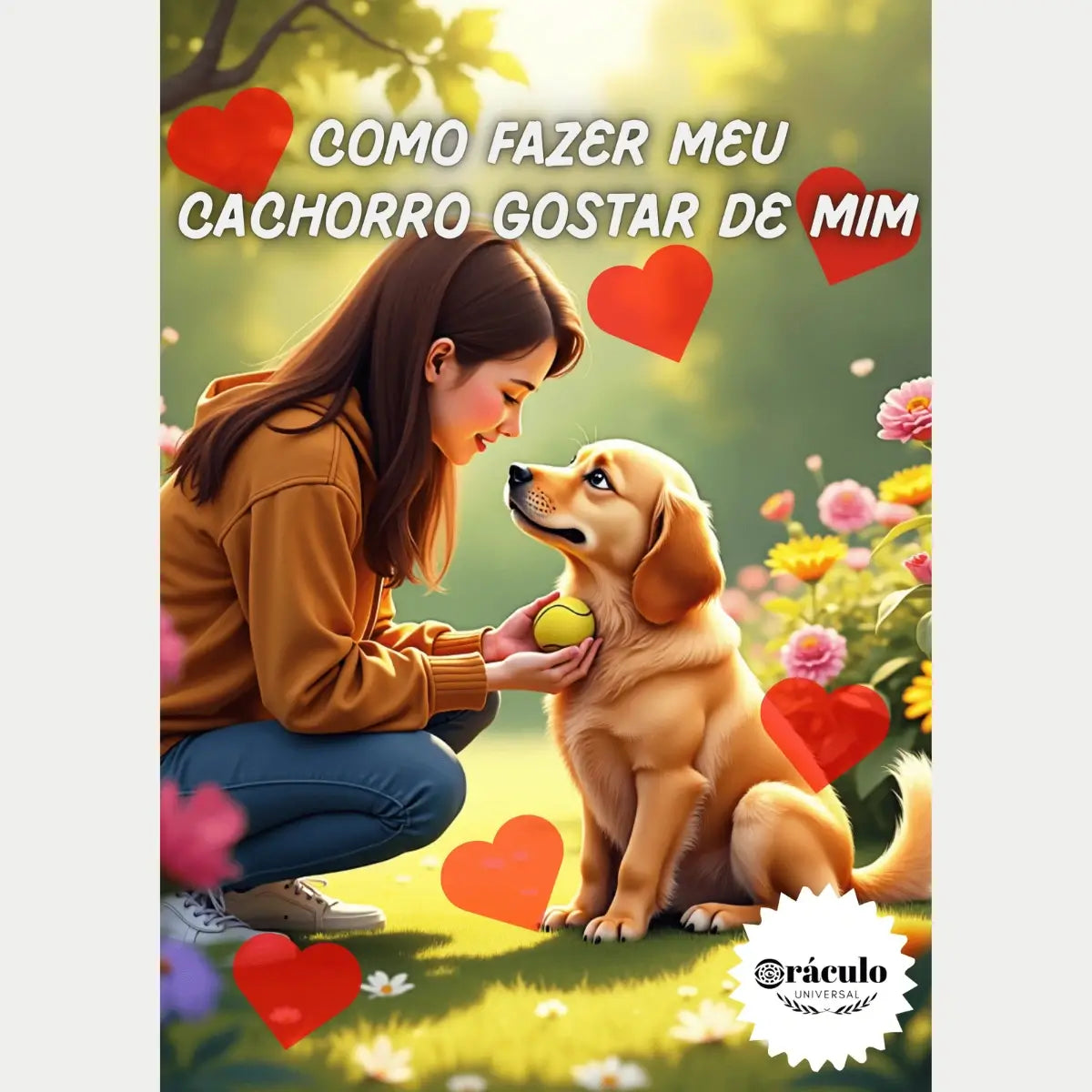Audiolivro "Como Fazer Meu Cachorro Gostar de Mim" – técnicas para socializar, ensinar e criar uma relação de afeto com seu cachorro.
