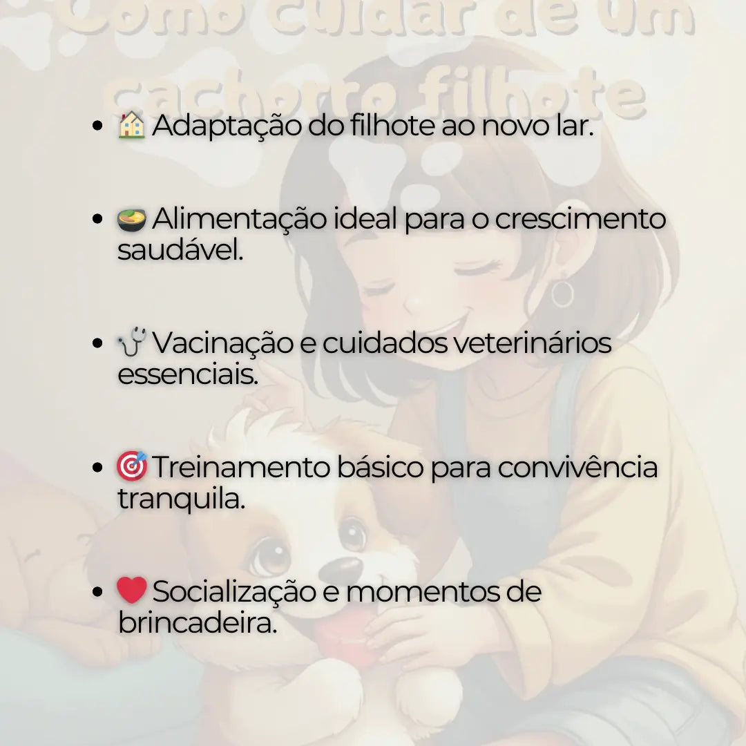 Adestramento de CãesComo Cuidar de um Cachorro Filhote