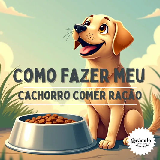 Adestramento de Cães Como Fazer meu Cachorro Comer Ração