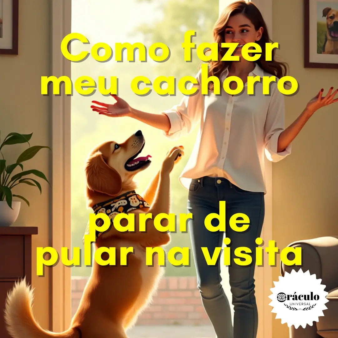 Adestramento de Cães Como Fazer meu Cachorro Parar de Pular na Visita