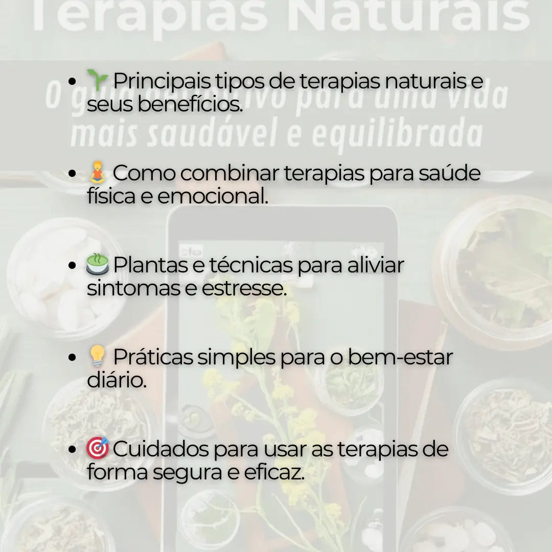 Aprenda Terapias Naturais