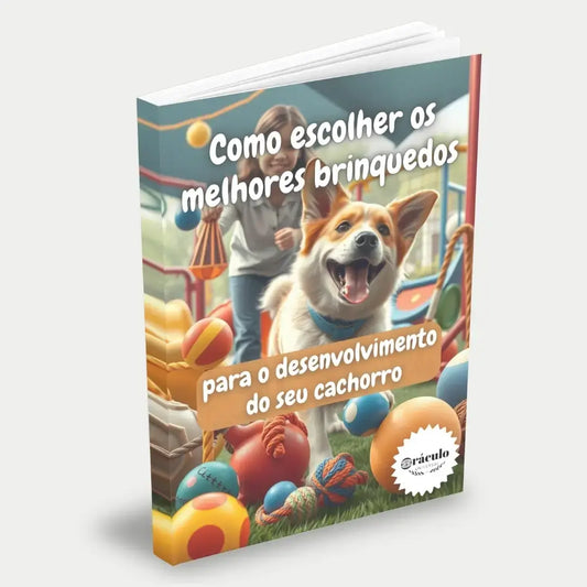Como Escolher os Melhores Brinquedos Para o Desenvolvimento do seu Cachorro" – guia para selecionar brinquedos que estimulam a inteligência, reduzem o estresse e melhoram o bem-estar do seu cachorro.