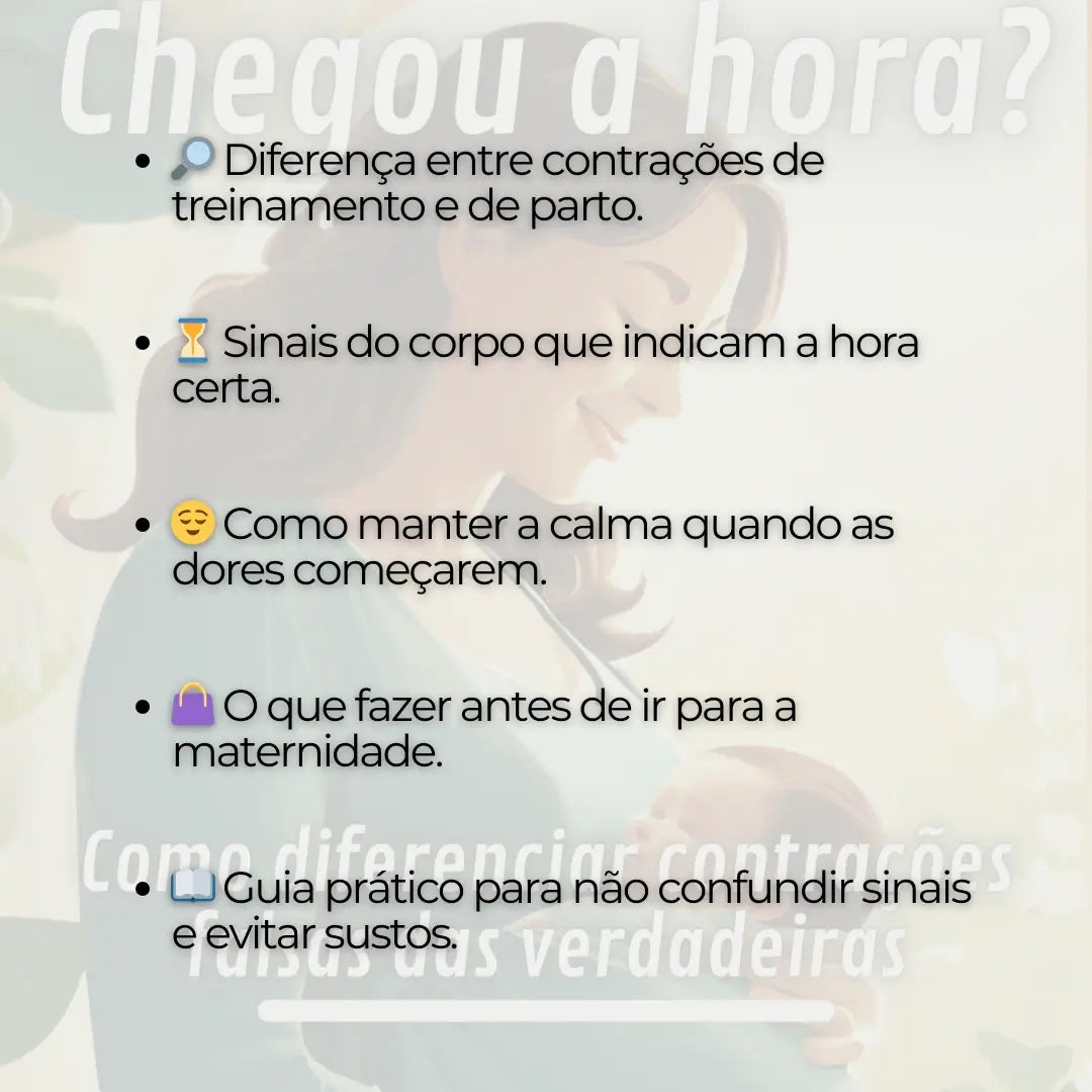 Chegou a Hora? Como Diferenciar Contrações Falsas das Verdadeiras