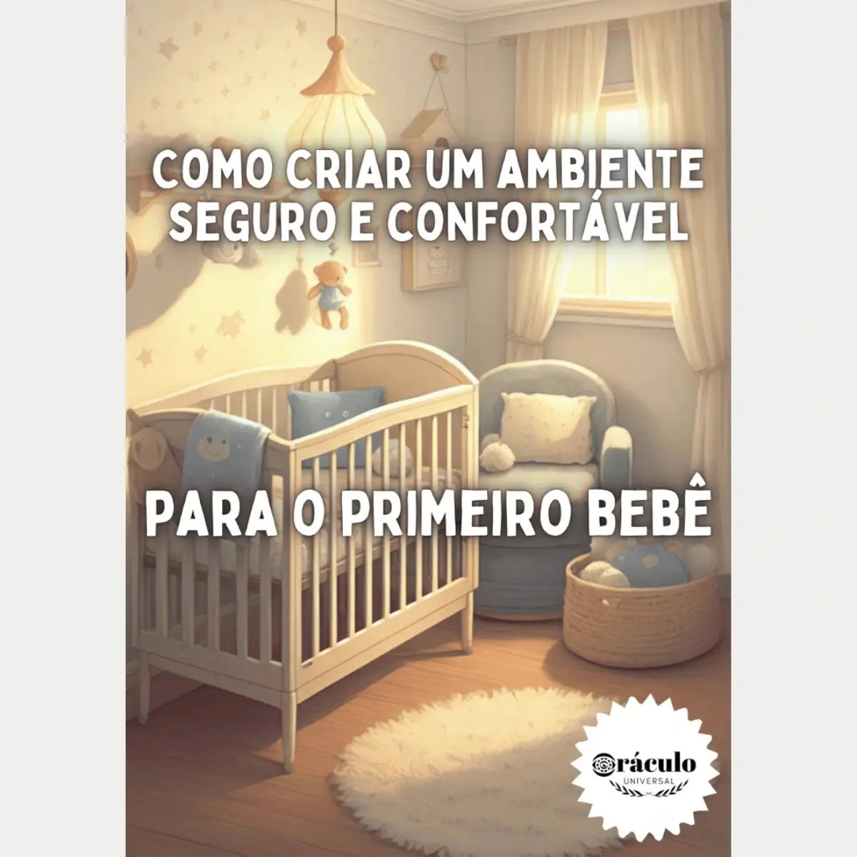 Audiolivro "Como Criar um Ambiente Seguro e Confortável para o Primeiro Bebê" – aprenda a organizar e proteger o espaço do bebê, garantindo um lar acolhedor e seguro para ele.