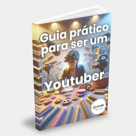 Capa do audiolivro "Como Criar e Crescer um Canal no YouTube" – guia completo para iniciar e expandir seu canal no YouTube, com dicas de conteúdo e estratégias de crescimento.
