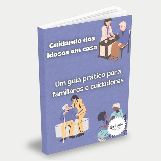 Capa do audiolivro "Como Cuidar de Idosos em Casa" – guia prático com dicas essenciais para garantir conforto, segurança e qualidade de vida aos idosos no lar.