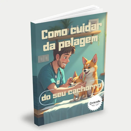 Capa do audiolivro "Como Cuidar do Pelo do Seu Cachorro" – dicas essenciais para manter o pelo do seu cachorro saudável, brilhante e sem nós.