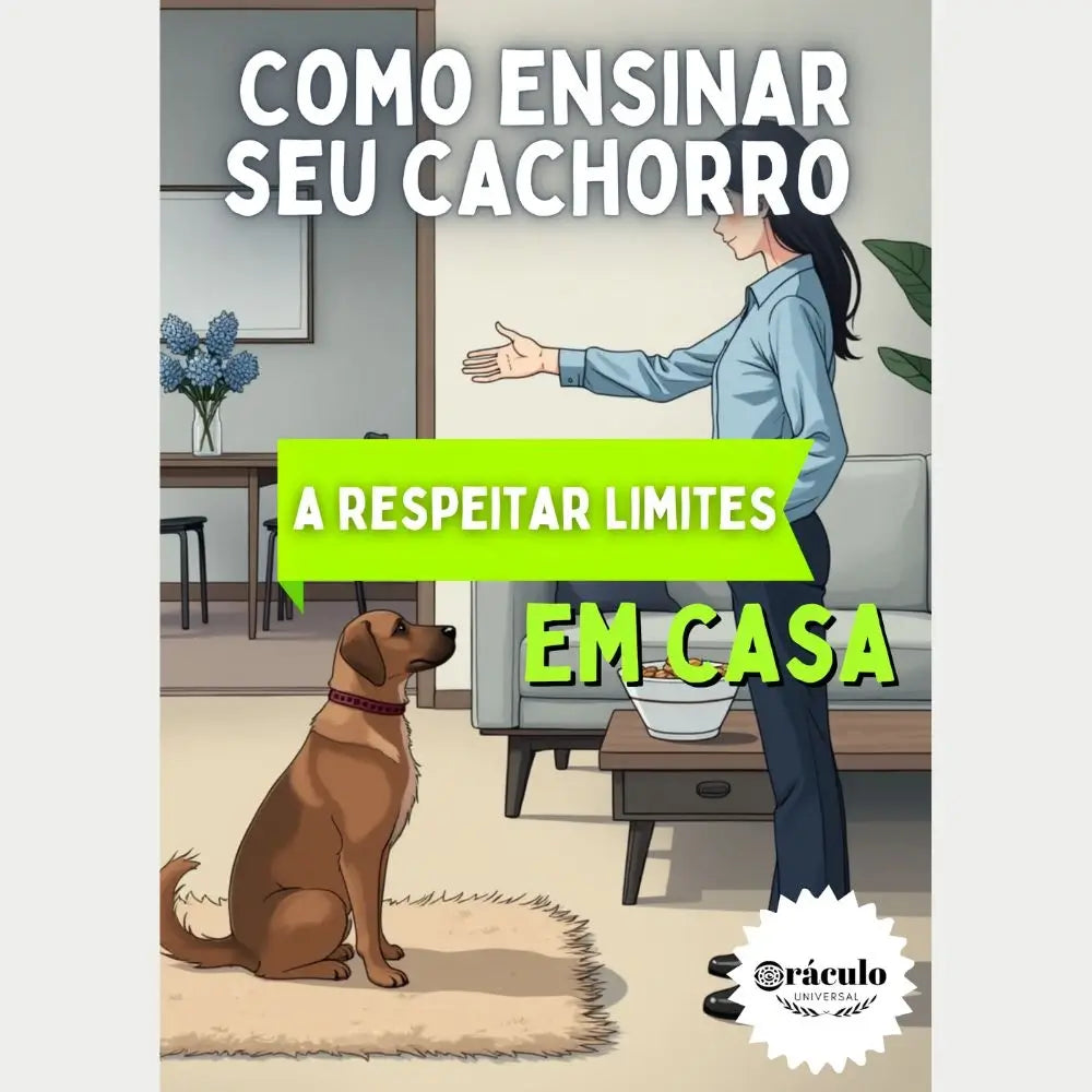 Audiolivro "Como Ensinar seu Cachorro a Respeitar Limites em Casa" – métodos de adestramento para ensinar seu cachorro a respeitar espaços e regras em casa.