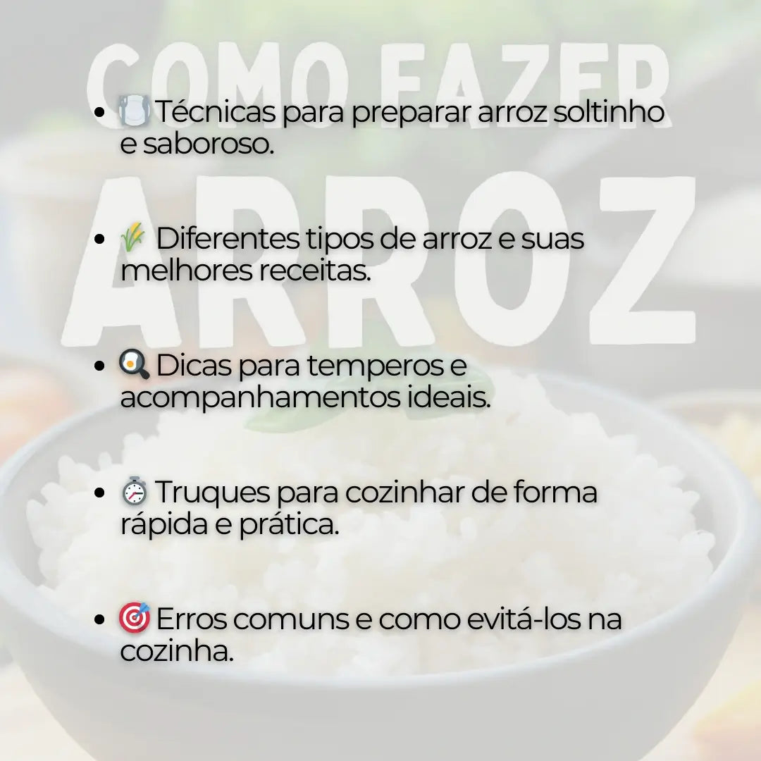 Como Fazer Arroz