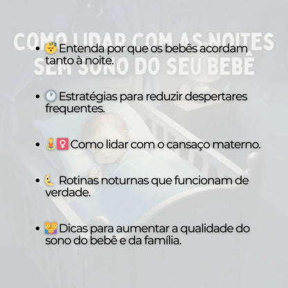 Como Lidar com as Noites Sem Sono do Seu Bebê