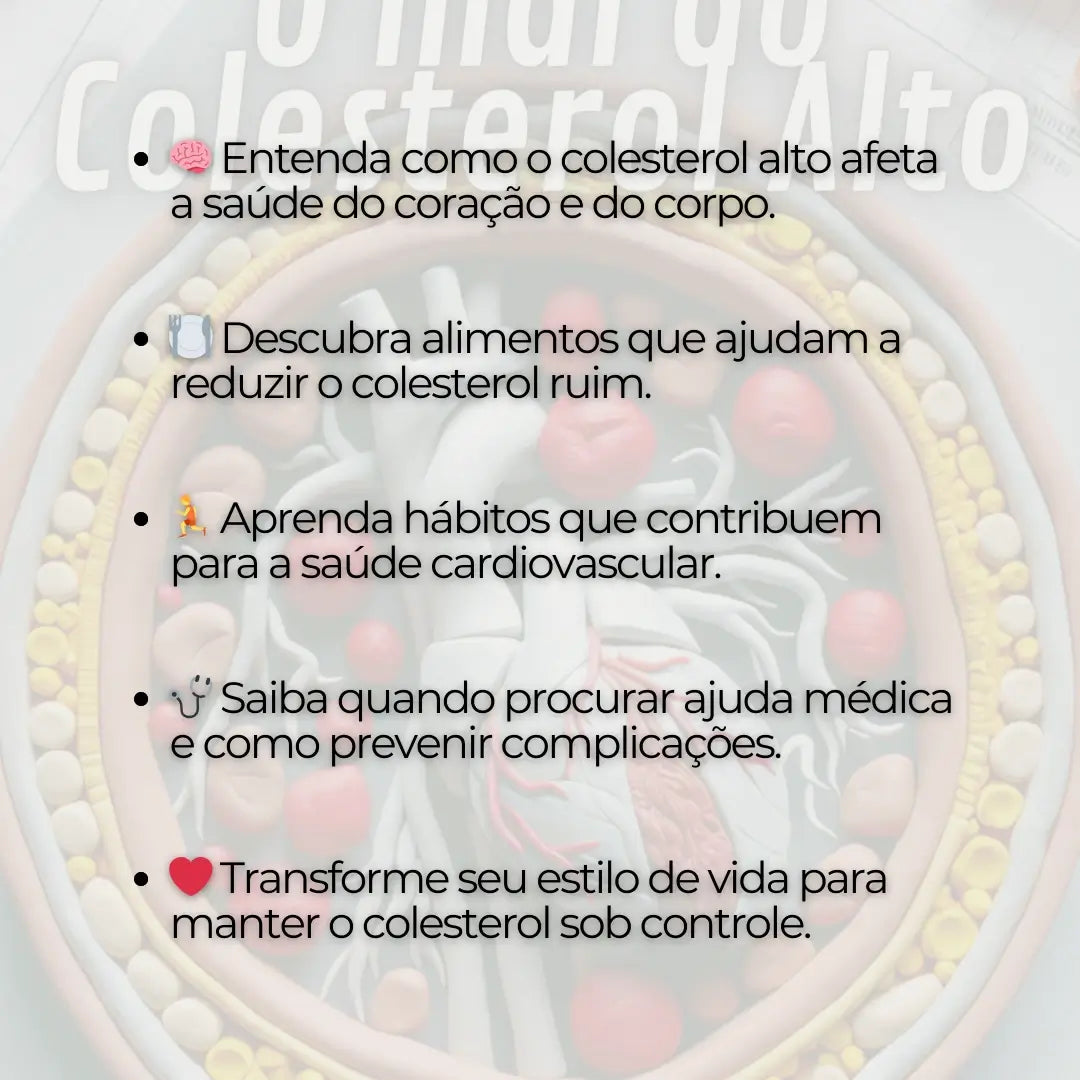 Como Lidar com o Colesterol Alto