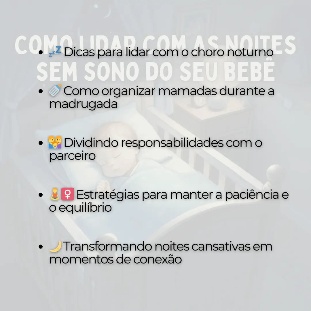 Como Manter a Calma nas Primeiras Noites com o Recém-Nascido