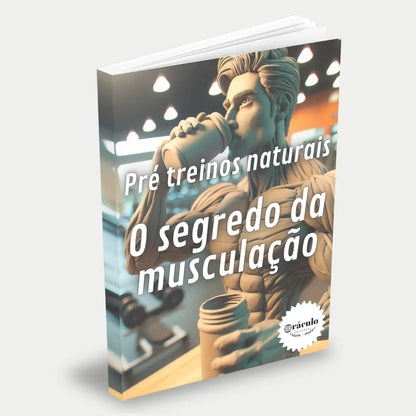 Capa do audiolivro "Como Preparar Seus Próprios Pré-Treinos Naturais" – receitas de pré-treinos naturais para aumentar a energia e melhorar o desempenho nos treinos.