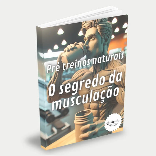 Capa do audiolivro "Como Preparar Seus Próprios Pré-Treinos Naturais" – receitas de pré-treinos naturais para aumentar a energia e melhorar o desempenho nos treinos.