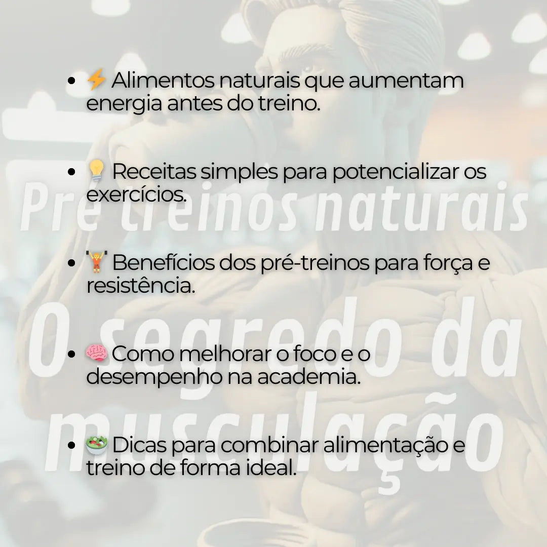 Como Preparar Seus Próprios Pré-Treinos Naturais