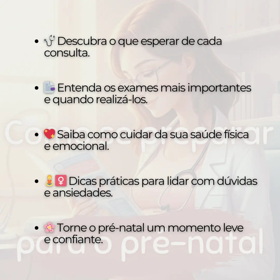 Como se Preparar Para o Pré-Natal