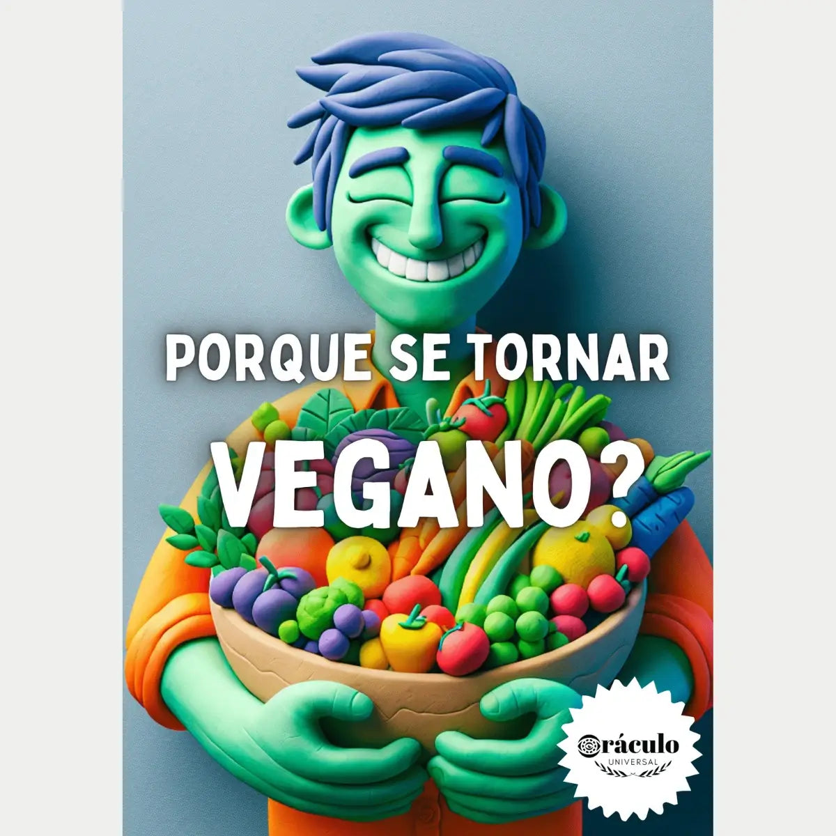 Audiolivro "Como se Tornar Vegano - Um Guia Completo Para Iniciantes" – descubra como fazer a transição para o veganismo, com receitas, substituições alimentares e benefícios para a saúde.