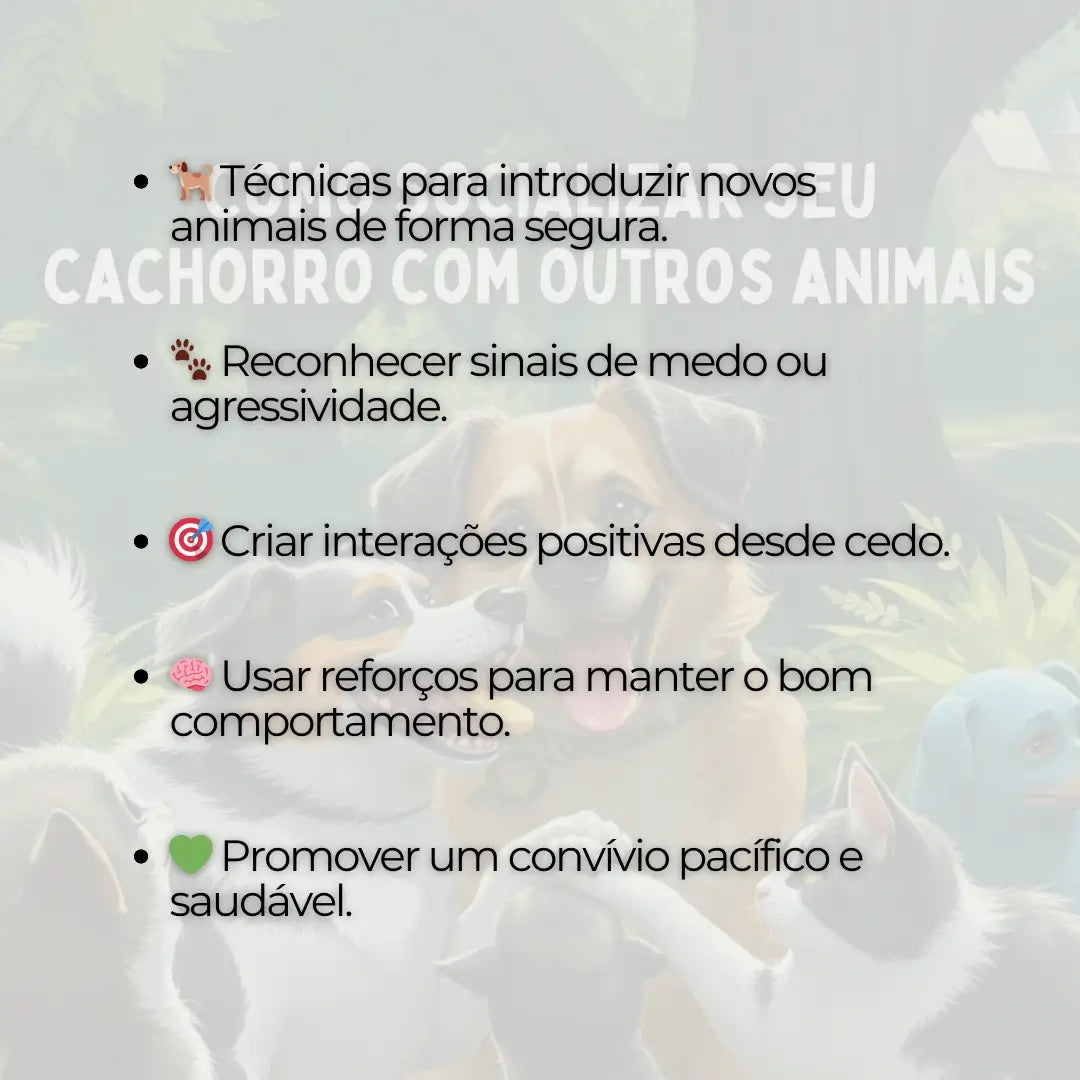 Como Socializar seu Cachorro com Outros Animais