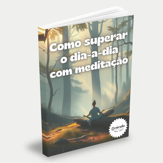 Capa do audiolivro "Como Superar o Dia-a-Dia com Meditação" – guia prático para usar a meditação como ferramenta para lidar com o estresse diário e melhorar o bem-estar.