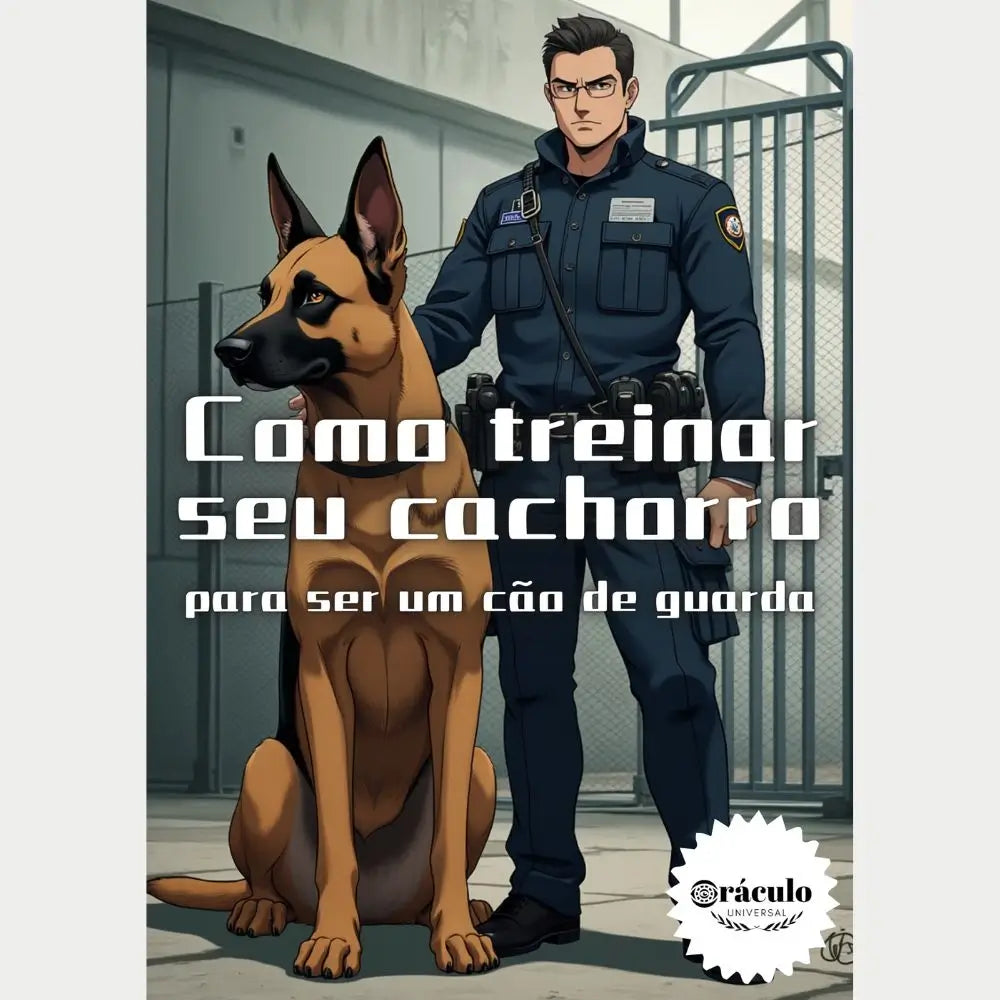  Audiolivro "Como Treinar seu Cachorro Para Ser um Cão de Guarda" – métodos de adestramento para cachorros de guarda, focados em disciplina, segurança e proteção.