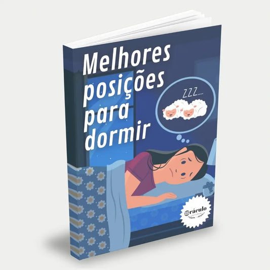 Capa do audiolivro "Descubra as Melhores Posições para uma Noite de Sono Tranquila" – guia com dicas para melhorar a qualidade do sono através da posição correta ao dormir.