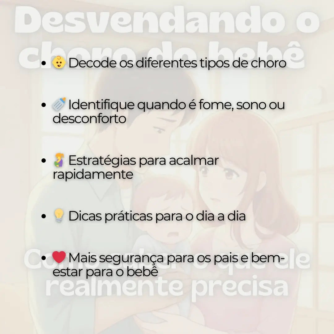 Desvendando o Choro do Bebê: Como Saber o que Ele Realmente Precisa