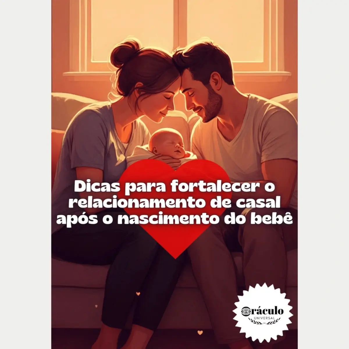 Audiolivro "Dicas para Fortalecer o Relacionamento de Casal Após o Nascimento do Bebê" – conselhos para superar desafios e fortalecer a parceria do casal após o nascimento do filho.