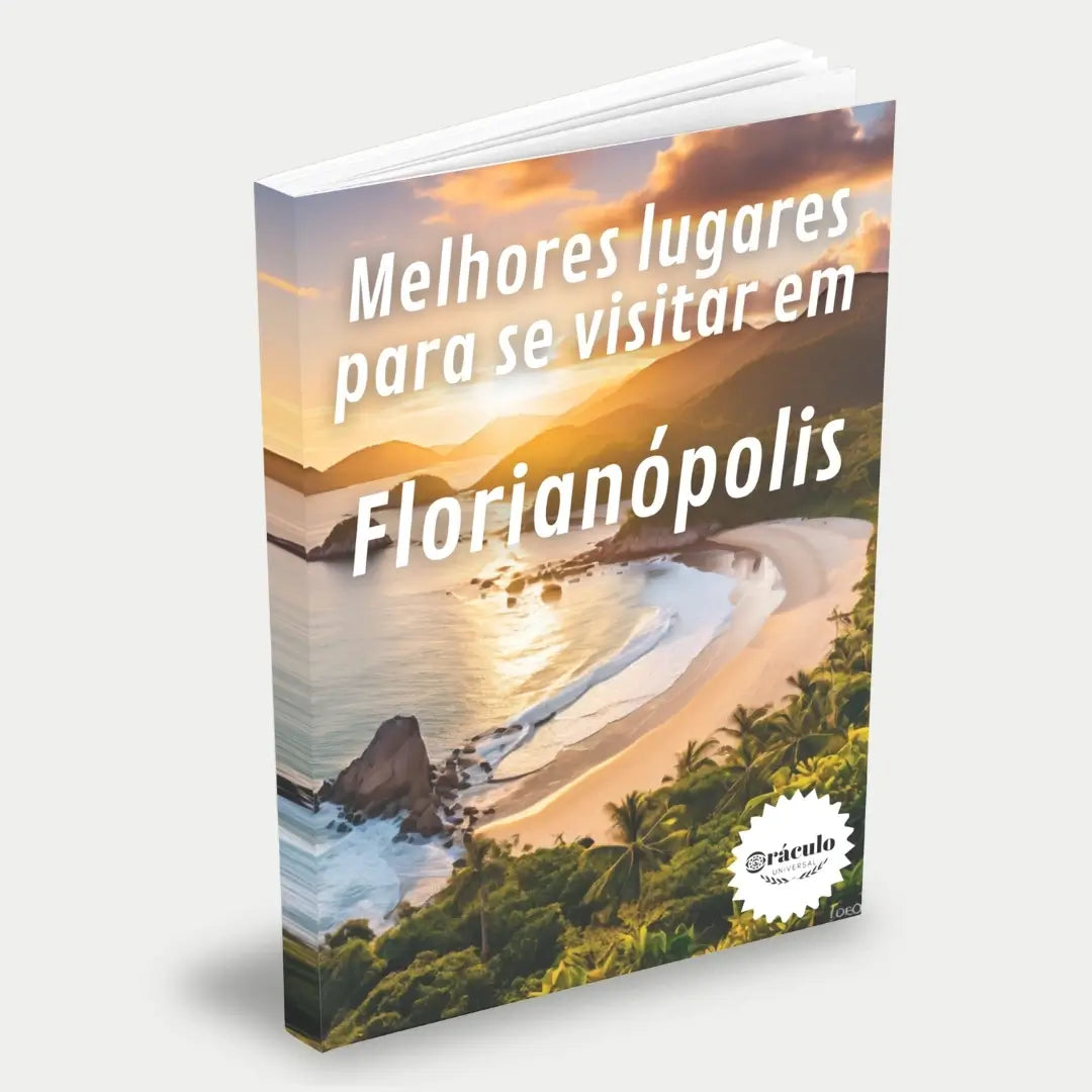 Capa do audiolivro "Dicas dos Melhores Lugares Para Visitar em Florianópolis" – guia completo para explorar as principais atrações e belezas naturais de Florianópolis.