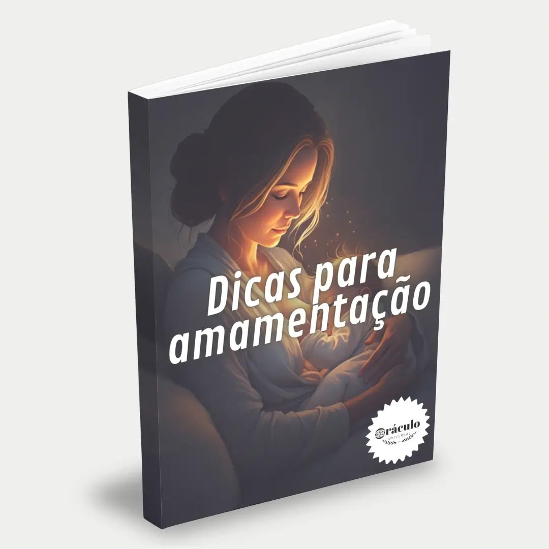 Capa do audiolivro "Dicas para Amamentação" – guia prático com orientações essenciais para uma amamentação tranquila e saudável para mãe e bebê.