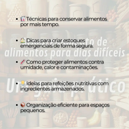 Dicas Para Armazenar Seus Alimentos e Evitar o Desperdício