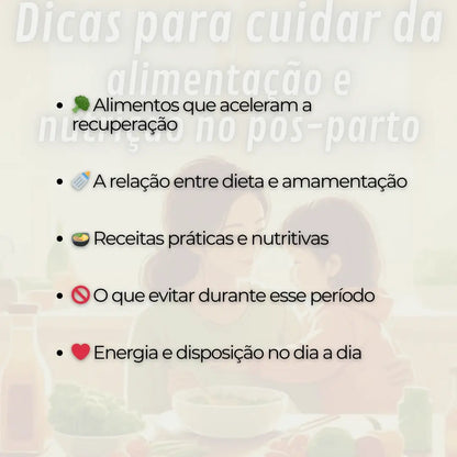 Dicas para Cuidar da Alimentação e Nutrição no Pós-Parto