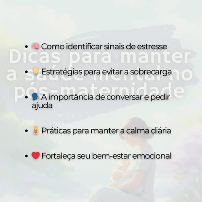 Dicas para Manter a Saúde Mental no Pós-Maternidade