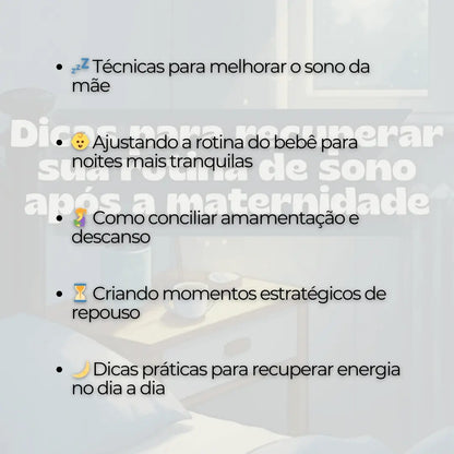 Dicas para Recuperar sua Rotina de Sono Após a Maternidade