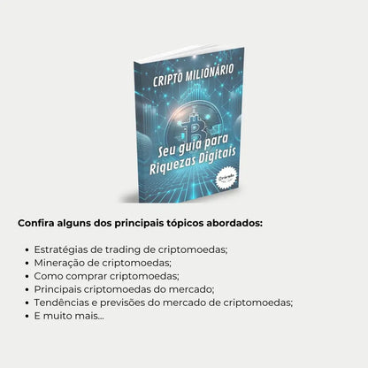 Livro "Como Dominar o Mundo das Criptomoedas" – aprenda trading, análise de mercado e estratégias para lucrar com criptoativos.