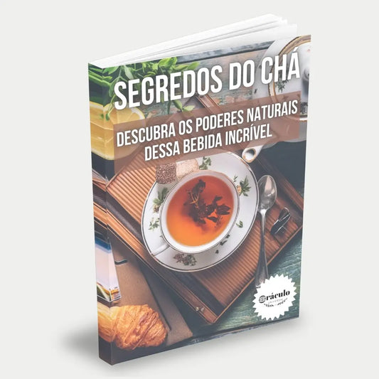 Capa do audiolivro "O Guia Completo dos Chás" – descubra os benefícios dos chás naturais, receitas e propriedades terapêuticas.