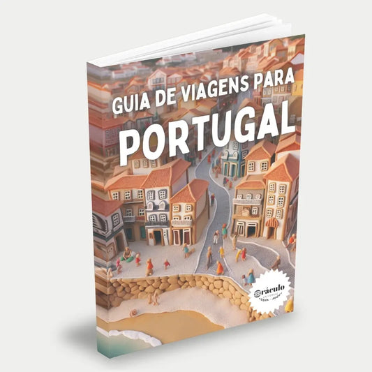 Capa do audiolivro "Guia de Viagens Para Portugal" – dicas essenciais para explorar Portugal, com roteiros, atrações e sugestões gastronômicas.