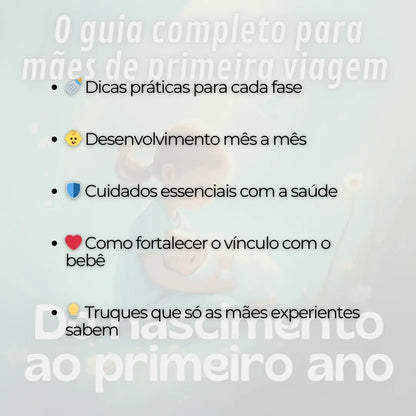 O Guia Completo para Mães de Primeira Viagem: Do Nascimento ao Primeiro Ano