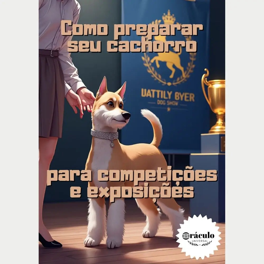  Audiolivro "Como Preparar seu Cachorro Para Competições e Exposições" – estratégias para condicionar seu cachorro, melhorar desempenho e se destacar em eventos.