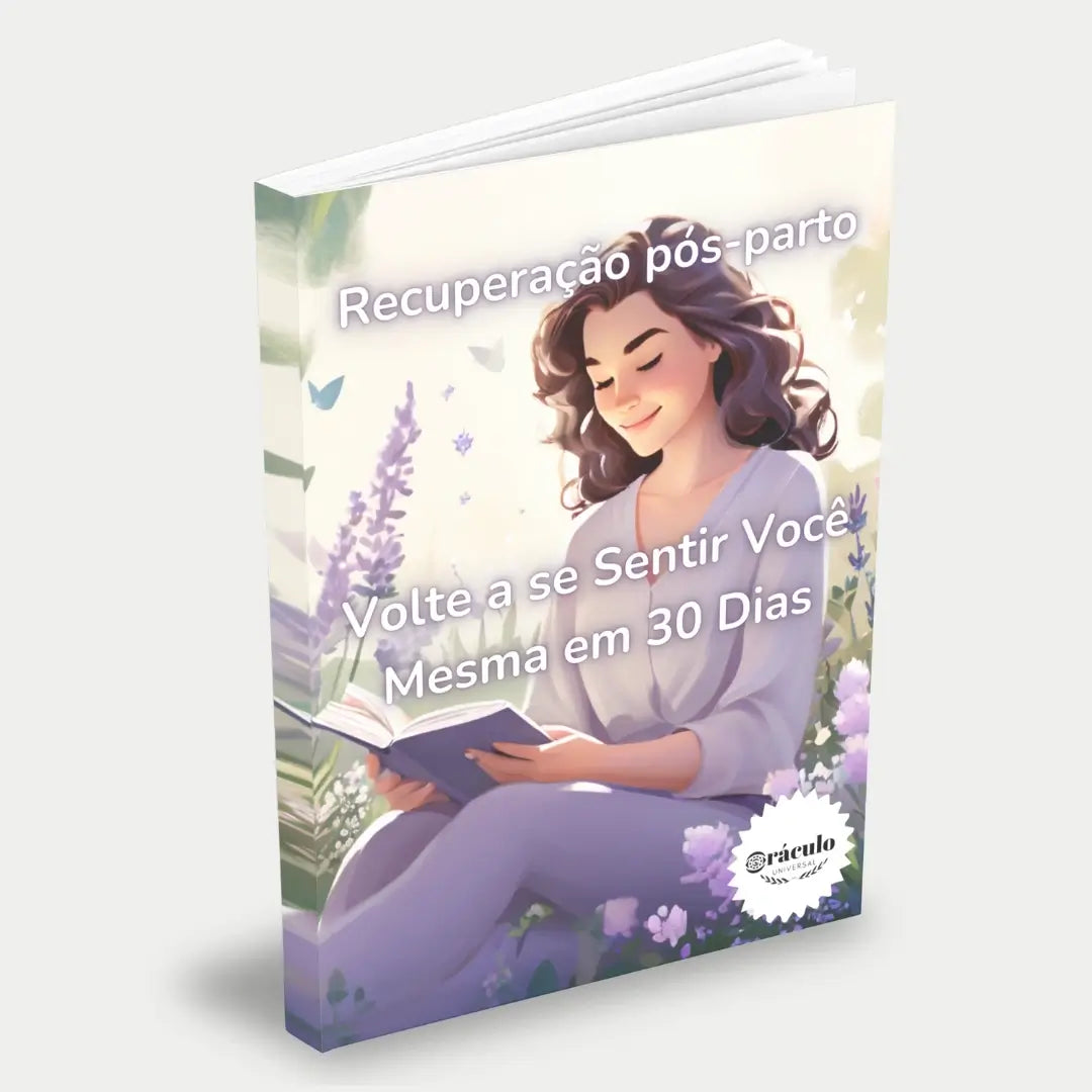 Capa do audiolivro "Recuperação Pós-Parto: Volte a se Sentir Você Mesma em 30 Dias" – guia completo para ajudar mulheres a se recuperarem física e emocionalmente após o parto.