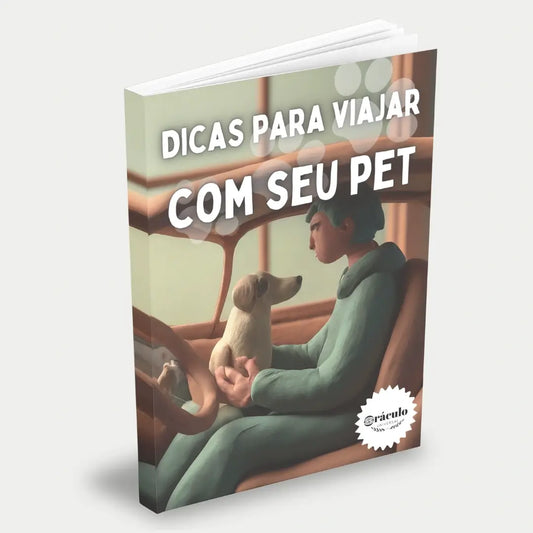 Capa do audiolivro "Dicas Para Viajar com seu Pet" – guia prático para viajar com seu animal de estimação, garantindo conforto e segurança.
